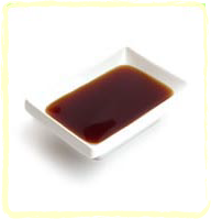 A dish of teriyaki sauce